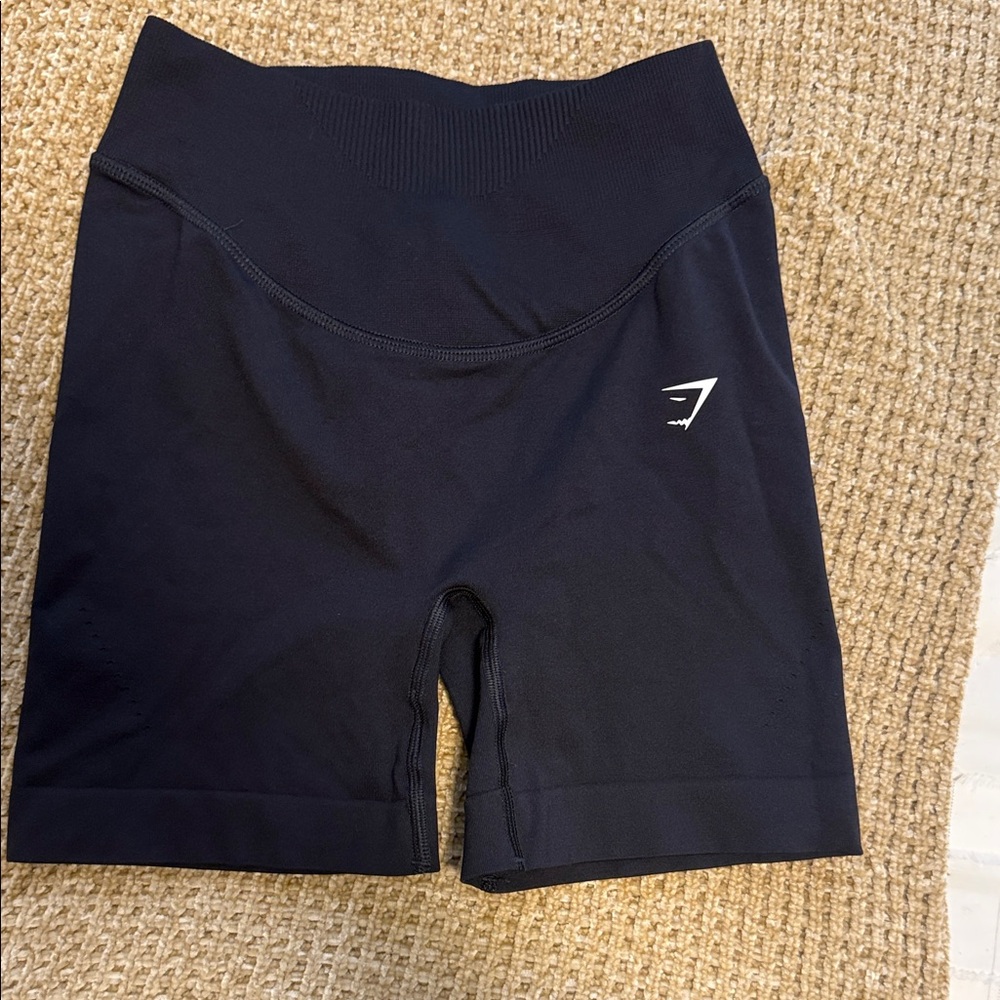 Gymshark Black High-Waist Seamless Bike Shorts